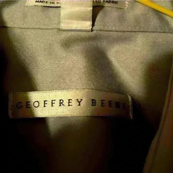 Geoffrey Beene Other - Geoffrey Beenes Men’s Silver button down dress shirt size 18neck 34-35 sleeves